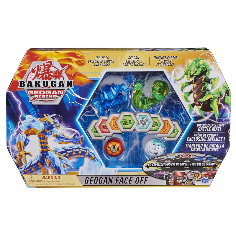 Spin master - bakugan s3 geogan set face off