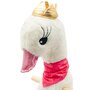 Balansoar, Baby Mix, Swan, Cu roti, Din material moale si placut la atingere, Pana la 30 kg, 61x32x52 cm, 10 luni+, White - 3