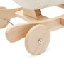 Balansoar, Baby Mix, Swan, Cu roti, Din material moale si placut la atingere, Pana la 30 kg, 61x32x52 cm, 10 luni+, White - 5