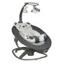 Balansoar, Bebe Stars, Swing, 2 in 1, Rotire 360 grade, Electric, Cu 6 moduri de leganare, Cu 5 trepte de viteza, Cu 3 pozitii de inclinare, Cu jucarii, Cu melodii, Pana la 18 kg, Confom cu EN62115, EN12790, Grey - 2