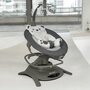 Balansoar, Bebe Stars, Swing, 2 in 1, Rotire 360 grade, Electric, Cu 6 moduri de leganare, Cu 5 trepte de viteza, Cu 3 pozitii de inclinare, Cu jucarii, Cu melodii, Pana la 18 kg, Confom cu EN62115, EN12790, Grey - 14