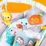 Balansoar, Bright Starts, Whimsical Wild, Cu arcada cu jucarii, Cu vibratii si melodii, 0 luni+, Multicolor - 13