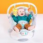 Balansoar, Bright Starts, Whimsical Wild, Cu arcada cu jucarii, Cu vibratii si melodii, 0 luni+, Multicolor - 16