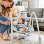 Balansoar electric 2 in 1 bebelusi, Ingenuity, ConvertMe Swing-2-Seat, Nash, 5 trepte balansare, 12 melodii si 4 sunete natura, Vibratii linistitoare, Pliabil pentru calatorii, Husa lavabila, Fara BPA, 0-9 luni, Multicolor - 3