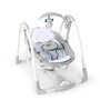 Balansoar electric 2 in 1 bebelusi, Ingenuity, ConvertMe Swing-2-Seat, Nash, 5 trepte balansare, 12 melodii si 4 sunete natura, Vibratii linistitoare, Pliabil pentru calatorii, Husa lavabila, Fara BPA, 0-9 luni, Multicolor - 1