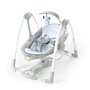 Balansoar electric 2 in 1 bebelusi, Ingenuity, ConvertMe Swing-2-Seat, Nash, 5 trepte balansare, 12 melodii si 4 sunete natura, Vibratii linistitoare, Pliabil pentru calatorii, Husa lavabila, Fara BPA, 0-9 luni, Multicolor - 2