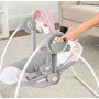 Balansoar electric bebelusi, Ingenuity, Comfort 2 Go, Flora the Unicorn, 2 pozitii inclinare, 12 melodii, Temporizator 30/45/60 min, Centura siguranta 5 puncte, Pliabil pentru calatorii, Fara BPA, 0-9 luni, Roz - 3