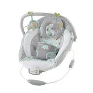 Balansoar electric bebelusi, Ingenuity, Morrison, 8 melodii, Vibratii, Pernuta pentru cap detasabila, Bara cu jucarii , Centura siguranta 3 puncte, 0-6 luni, Pana la 9 kg, Multicolor
