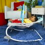 Balansoar multifunctional, Bright Starts, Original Bestie, De la nastere, Greutate suportata 18 kg, Cu vibratii, Arcada de jucarii detasabila, 2 pozitii de inclinare spatar, Transformabil in scaunel, Multicolor - 17