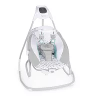 Balansoar si sezlong bebelusi, Ingenuity, Raylan, 6 viteze balansare, 3 directii, Vibratii, Sunete natura si melodii, Temporizator 30/45/60 min, Husa lavabila, Pliabil cu maner si roti, Fara BPA, 0 luni+, Multicolor