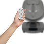 Balansoar si sezlong, Lionelo, Blossom, 5 melodii, 5 moduri de balansare, Cu jucarii, Husa respirabila, 60% bambus, Cu telecomanda, Reglare pozitie scaun pentru somn, Pana la 9 kg, Gri - 21