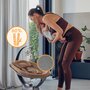 Balansoar si sezlong, Lionelo, Blossom, 5 melodii, 5 moduri de balansare, Cu jucarii, Husa respirabila, 60% bambus, Cu telecomanda, Reglare pozitie scaun pentru somn, Pana la 9 kg, Gri - 17
