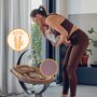 Balansoar si sezlong, Lionelo, Blossom, 5 melodii, 5 moduri de balansare, Cu jucarii, Husa respirabila, 60% bambus, Cu telecomanda, Reglare pozitie scaun pentru somn, Pana la 9 kg, Mov - 14