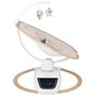 Balansoar si sezlong, Lionelo, Olivia, 2 in 1, Electric, Cu leganare 3D, 5 moduri de balansare in mai multe directii, Cu 13 melodii, Scaun pivotant la 180 grade, Reglabil, Cu arcada jucarii, Bej - 7