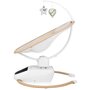 Balansoar si sezlong, Lionelo, Olivia, 2 in 1, Electric, Cu leganare 3D, 5 moduri de balansare in mai multe directii, Cu 13 melodii, Scaun pivotant la 180 grade, Reglabil, Cu arcada jucarii, Bej - 8