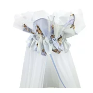 Baldachin, Qmini, Din tull, Mare, Cu funda din bumbac, Dimensiune 400x170 cm, Materiale certificate Oeko Tex Standard 100, Sky Adventure