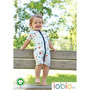 Balloons 62/68 - Playsuit din bumbac organic interlock GOTS - Iobio - 2