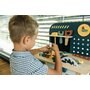 Banc de lucru, Free2Play, My first wooden Work Bench, Cu diverse unelte si accesorii, Pliabil, 55 x 28,5 x 85 cm, 36 luni+, Multicolor - 7