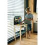 Banc de lucru, Free2Play, My first wooden Work Bench, Cu diverse unelte si accesorii, Pliabil, 55 x 28,5 x 85 cm, 36 luni+, Multicolor - 12