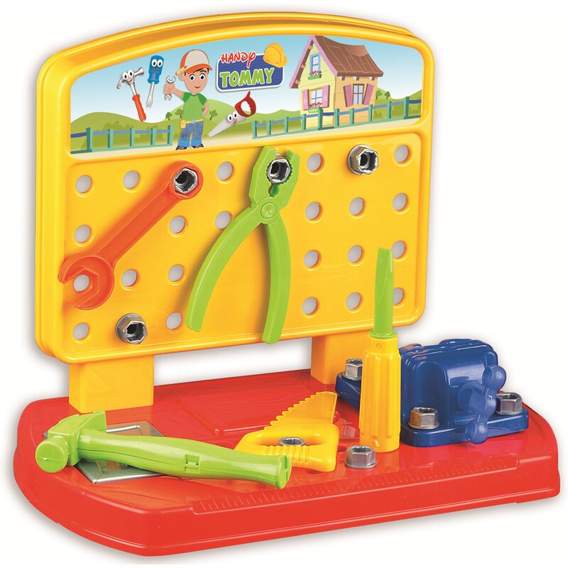 Ucar toys - banc de lucru handy tommy 28 piese