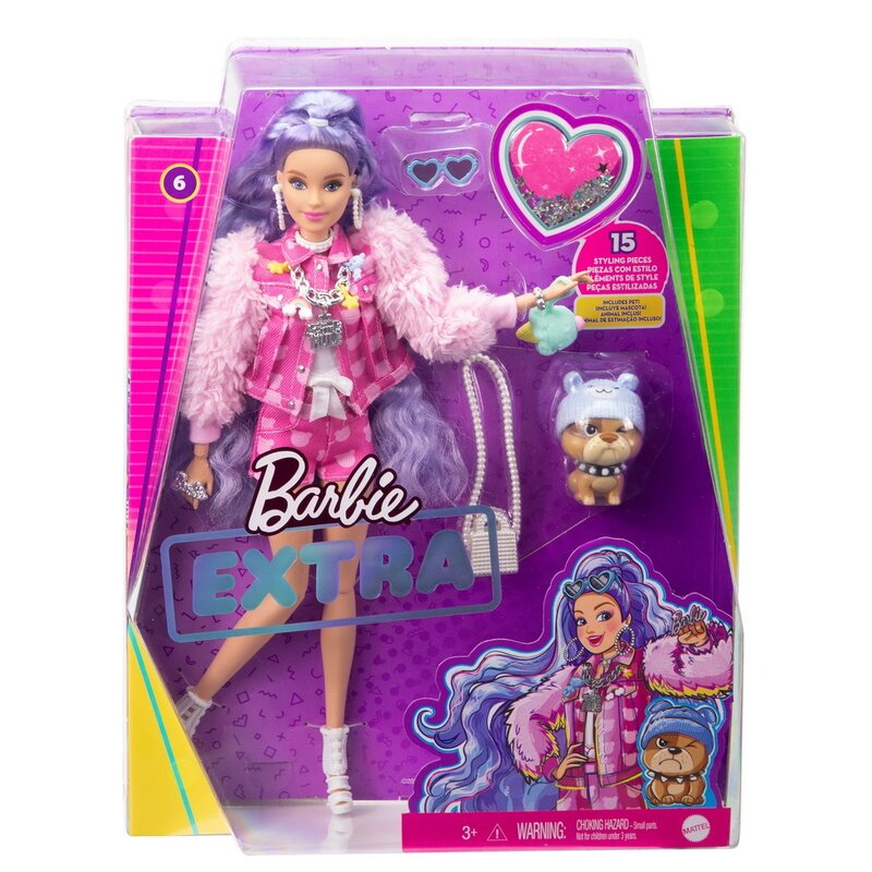 Mattel - barbie extra style par creponat
