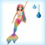 Mattel - Papusa Barbie Sirena , Dreamtopia , Isi schimba culoarea - 4