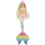 Mattel - Papusa Barbie Sirena , Dreamtopia , Isi schimba culoarea - 6