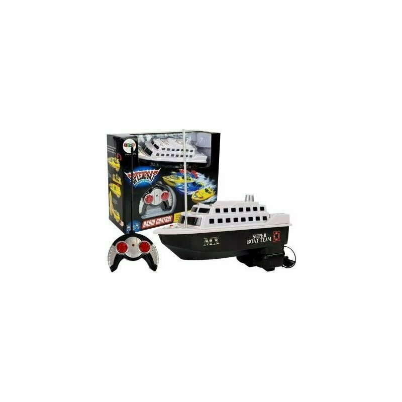 Leantoys - barca cu motor, vapor rc cu telecomanda, pentru copii, , 9096