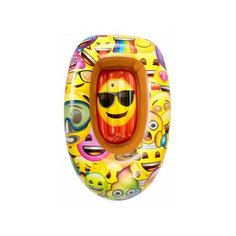 Saica - barca gonflabila pentru copii, 90 cm, emoji