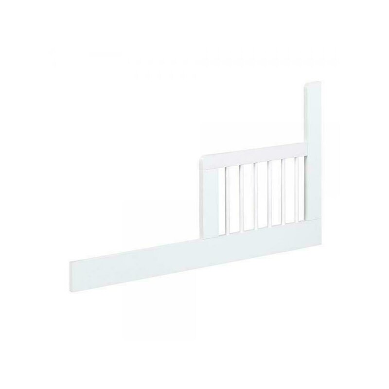 Klups - accesoriu patut bariera de protectie , pentru patuturi 120x60 cm din lemn, alb