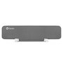 Bariera de protectie pentru pat, Lionelo, Lora XL, Pliabila, Sistem de blocare StandSafe, Geanta de transport inclusa, 150x46 cm, Conform cu BS 7972:2001+A1:2009, Gri