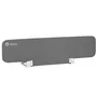 Bariera de protectie pentru pat, Lionelo, Lora XL, Pliabila, Sistem de blocare StandSafe, Geanta de transport inclusa, 150x46 cm, Conform cu BS 7972:2001+A1:2009, Gri - 3