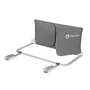 Bariera de protectie pentru pat, Lionelo, Lora XL, Pliabila, Sistem de blocare StandSafe, Geanta de transport inclusa, 150x46 cm, Conform cu BS 7972:2001+A1:2009, Gri - 9