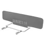 Bariera de protectie pentru pat, Lionelo, Lora XL, Pliabila, Sistem de blocare StandSafe, Geanta de transport inclusa, 150x46 cm, Conform cu BS 7972:2001+A1:2009, Gri - 5