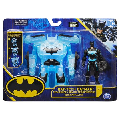 Spin master - Figurina Supererou , Batman , Deluxe, Cu costum higt tech