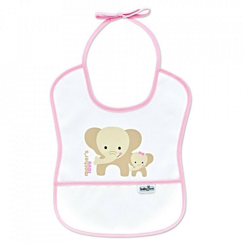 Babyjem - baveta impermebila pentru copii small (culoare: verde)