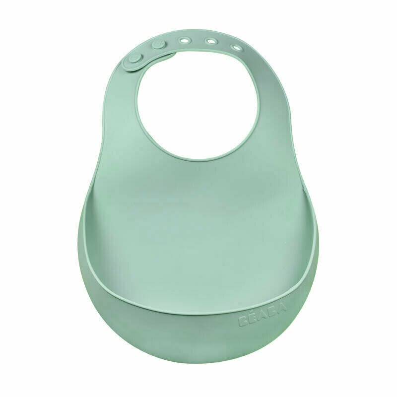 Beaba - baveta silicon sage green