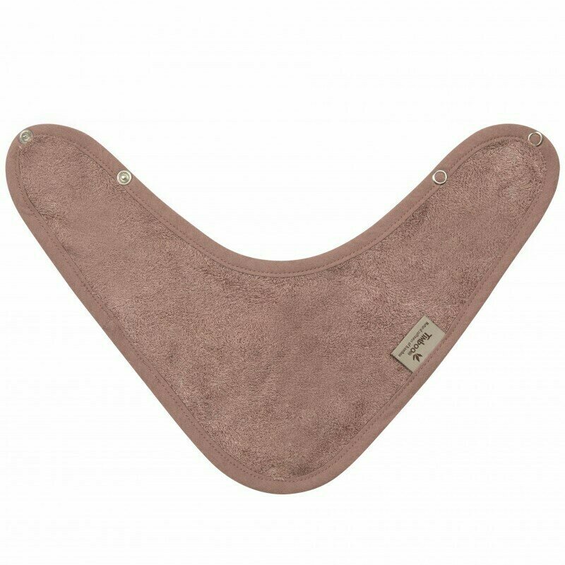 Timboo - Baveta tip bandana Mellow Mauve Textila din Bambus, 36x22 cm