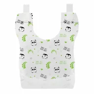 Bavete de unica folosinta, Chicco, Ecologice 100% compostabile, Cu buzunar colector, Prindere cu benzi adezive, 36 buc, 6 luni+, Multicolor