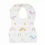 Bavete de unica folosinta, Bocioland, Cu buzunar, Set de 10 bucati, Multicolor - 4