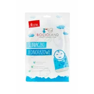 Bavete de unica folosinta, Bocioland, Cu buzunar, Set de 10 bucati, Multicolor