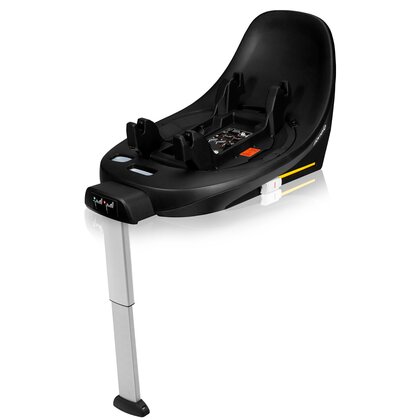 Baza scaun auto i-Size, Lionelo, Moxie, Rotativa 360, Cu isofix si picior stabilizator, Cu indicatori pentru instalare corecta, Negru
