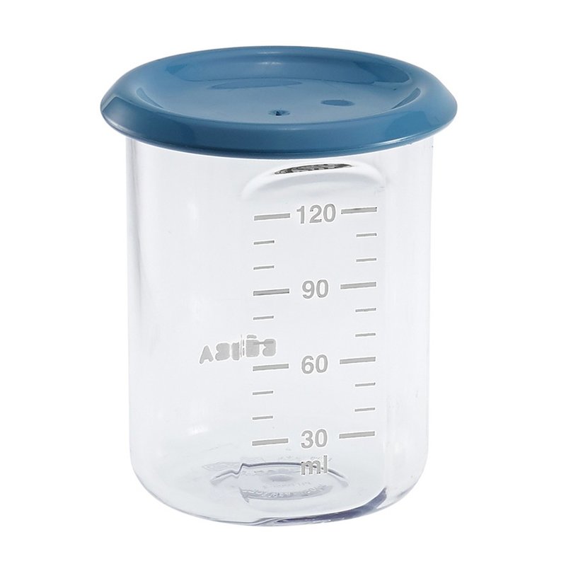 Beaba - recipient ermetic hrana 120 ml, bleu