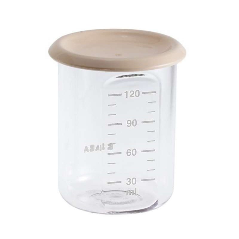 Beaba - recipient ermetic hrana 120 ml, nude