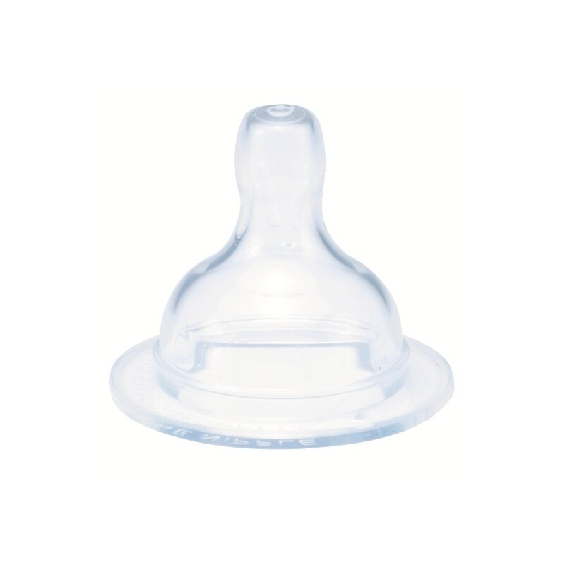 Bebedue - set tetina de silicon cu flux rapid, 2 buc