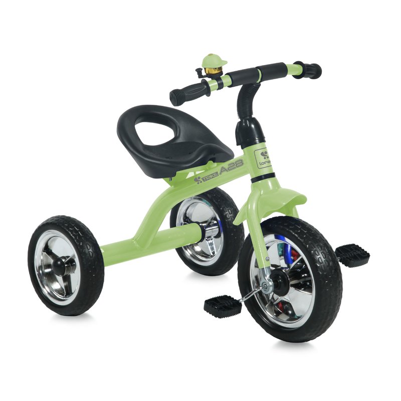 Bertoni- tricicleta pentru copii a28 roti mari green