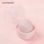 Mombella - Biberon Anticolici  Breast-Like, 210ml, Tetina M flux mediu, 100% Silicon, Old Roze - 3
