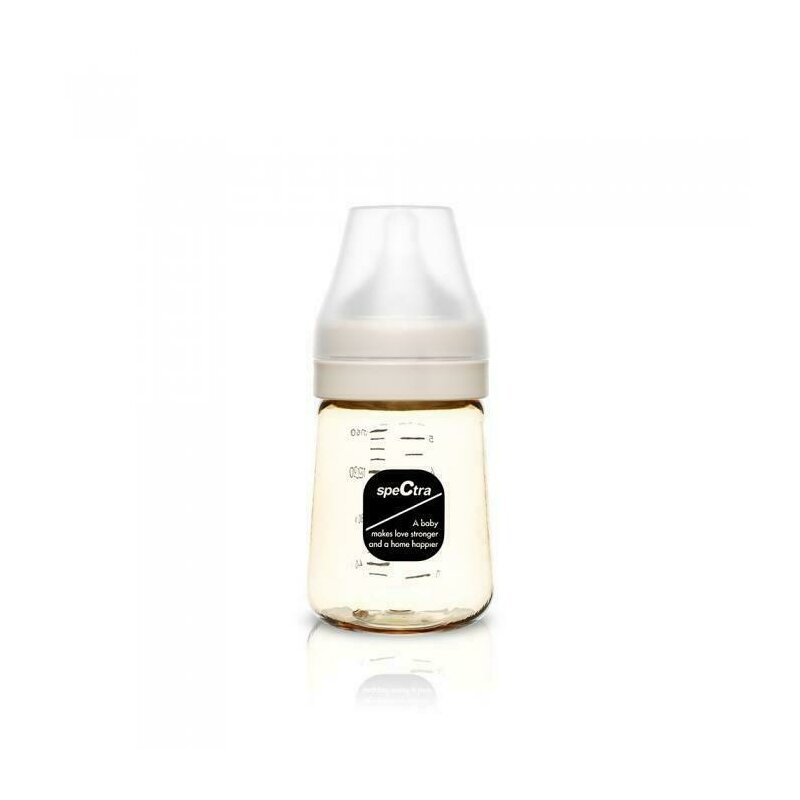 Spectra - biberon premium anticolici, cu tetina s din polietersulfon 160 ml, galben