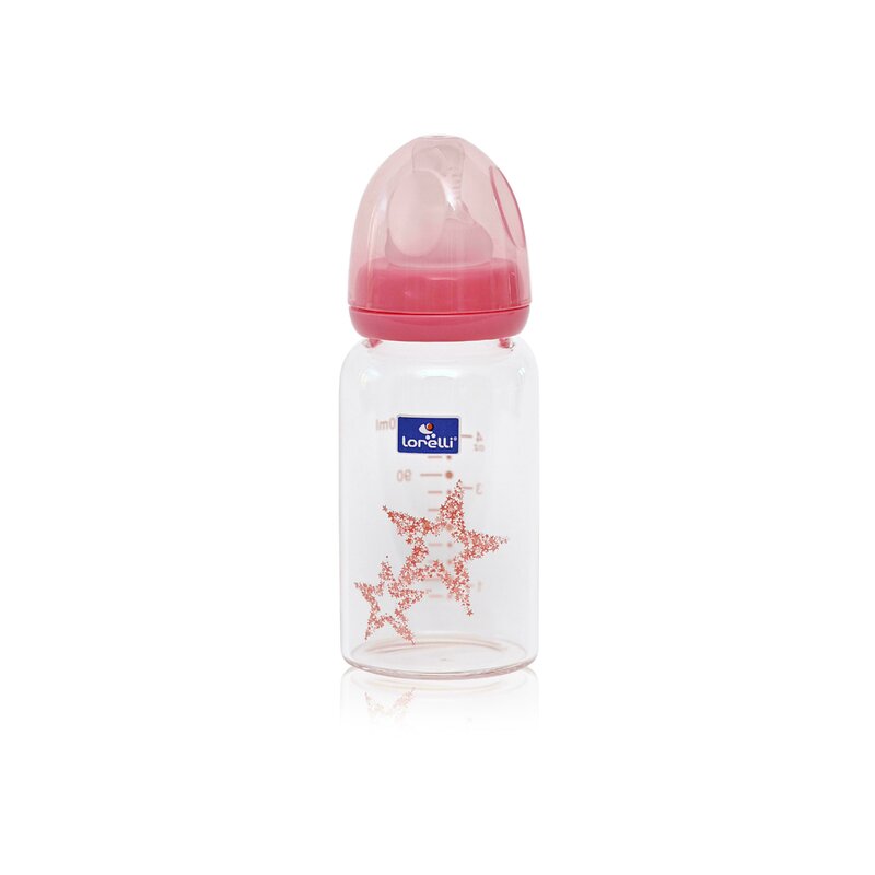 Lorelli - biberon cu tetina anticolici din sticla 120 ml