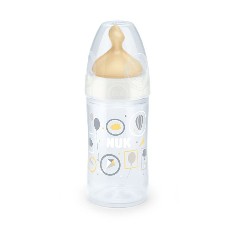Nuk - nuk - biberon new classic 150 ml tetina latex 0-6 luni alb